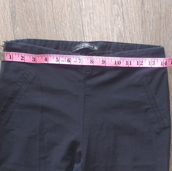 Zara Black Women's Pants Skinny Size M - Picture 7 of 10